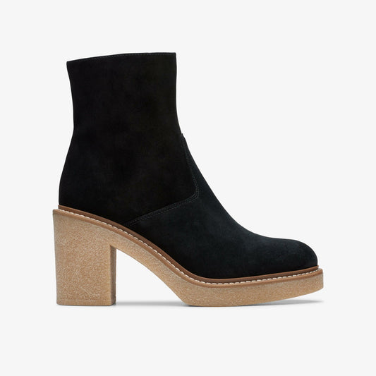Clarks Women Colden Up Black Suede
