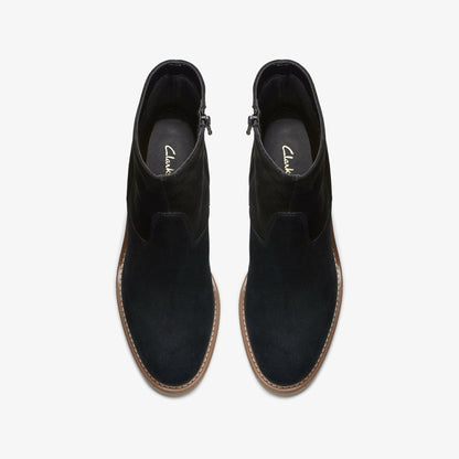 Clarks Women Colden Up Black Suede