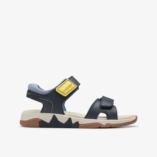 Clarks Kids Spiney Step Kid Navy
