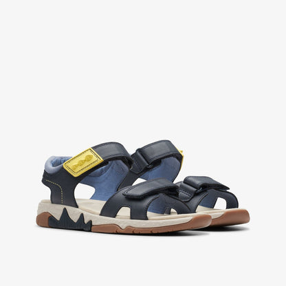 Clarks Kids Spiney Step Kid Navy