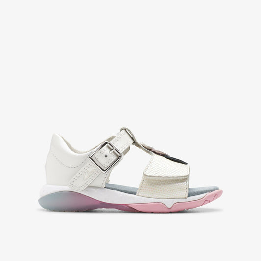 Clarks Kids|Babies Osian Charm Toddler White