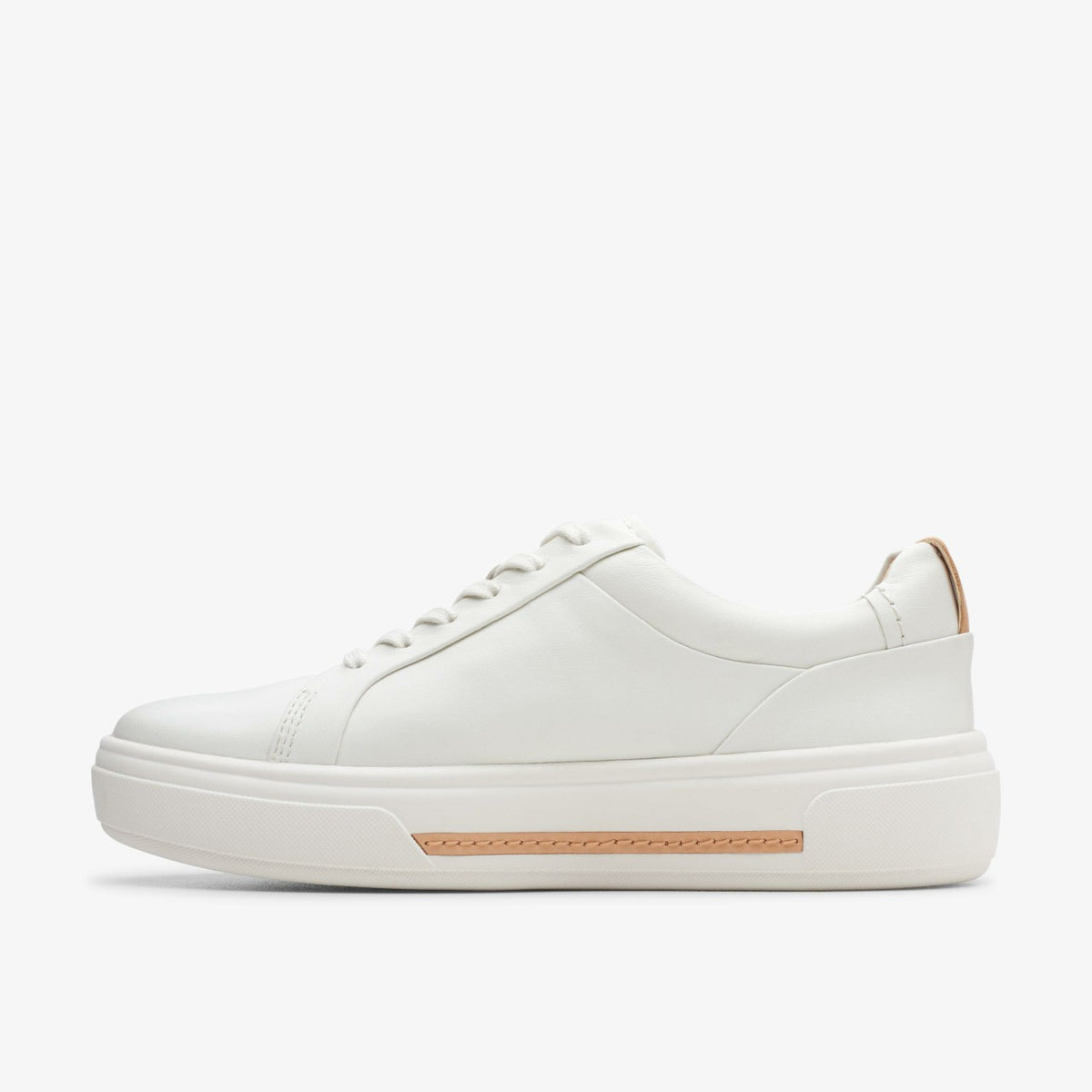 Clarks Women Hollyhock Walk Off White Leather