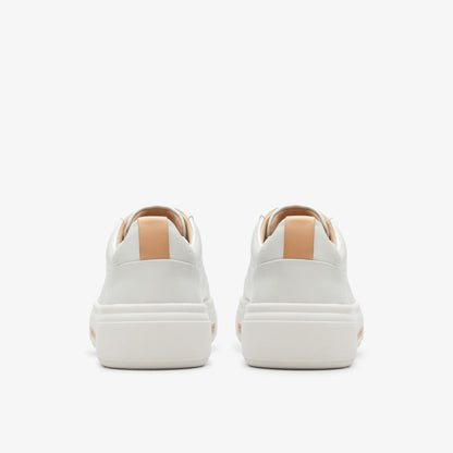 Clarks Women Hollyhock Walk Off White Leather