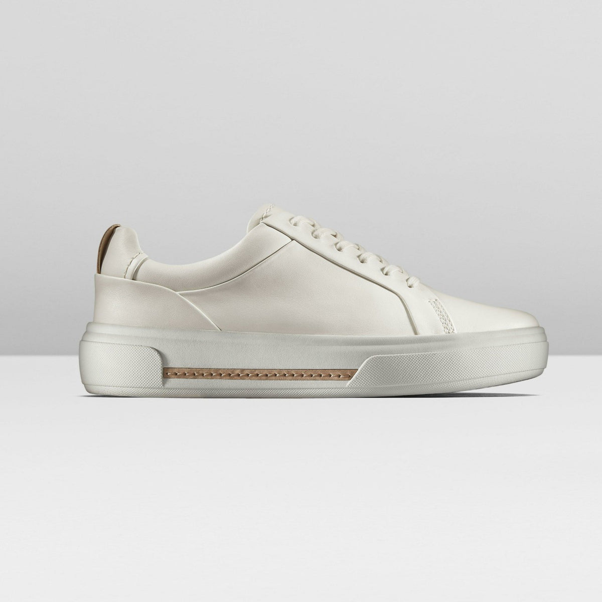 Clarks Women Hollyhock Walk Off White Leather