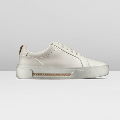 Clarks Women Hollyhock Walk Off White Leather