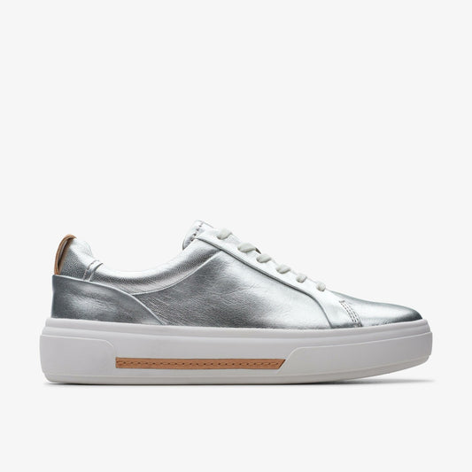 Clarks Women Hollyhock Walk Silver Leather
