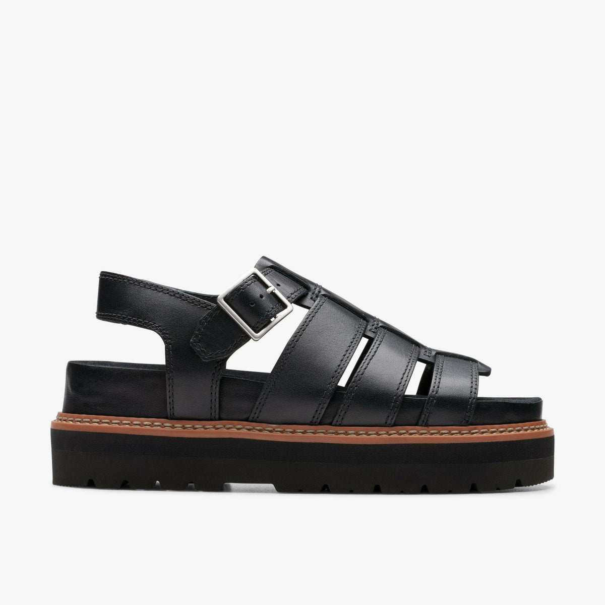 Clarks Women Orianna Twist Black Leather