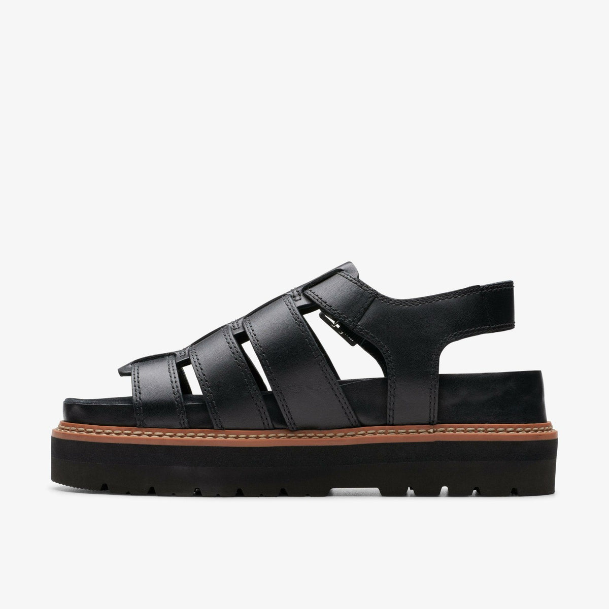 Clarks Women Orianna Twist Black Leather
