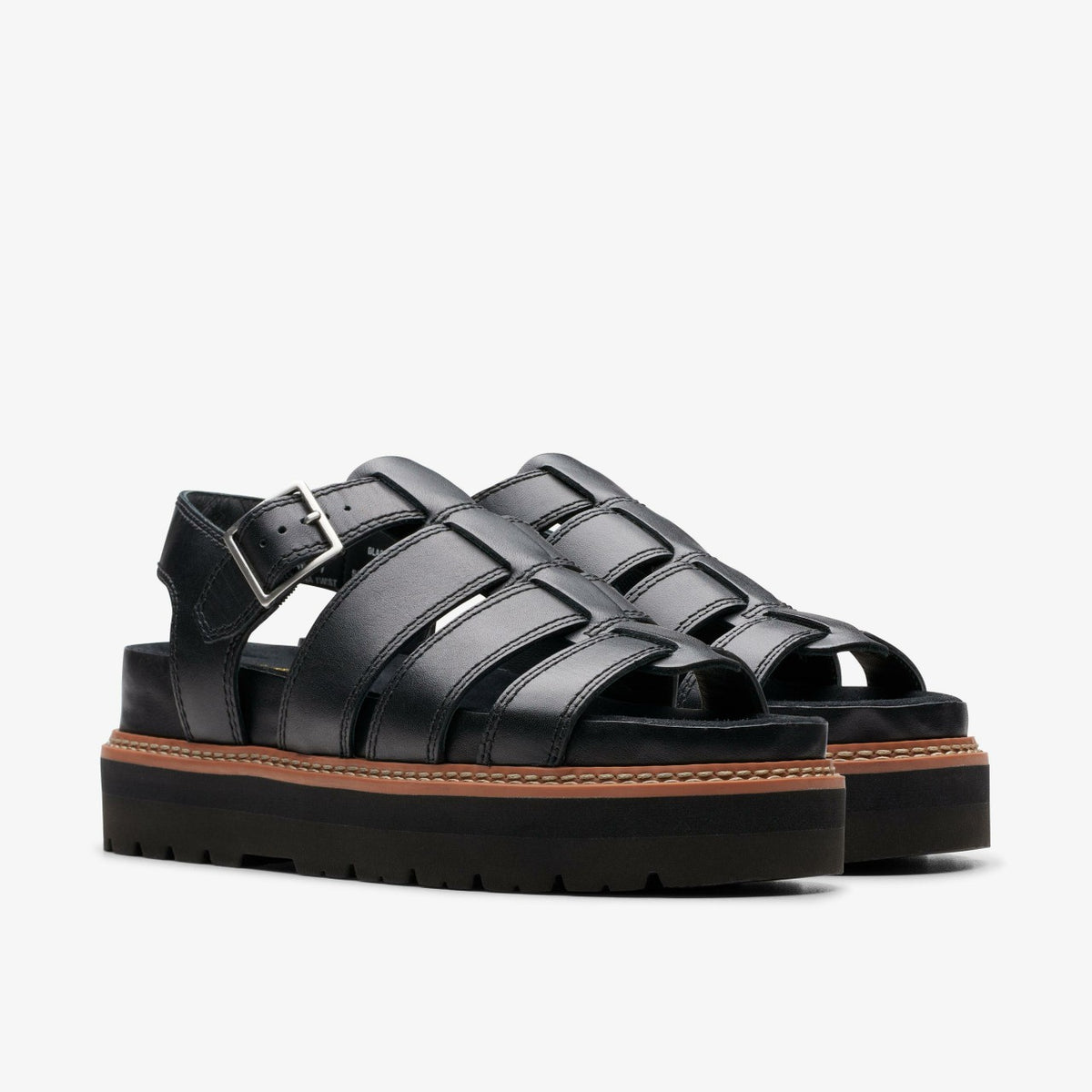 Clarks Women Orianna Twist Black Leather