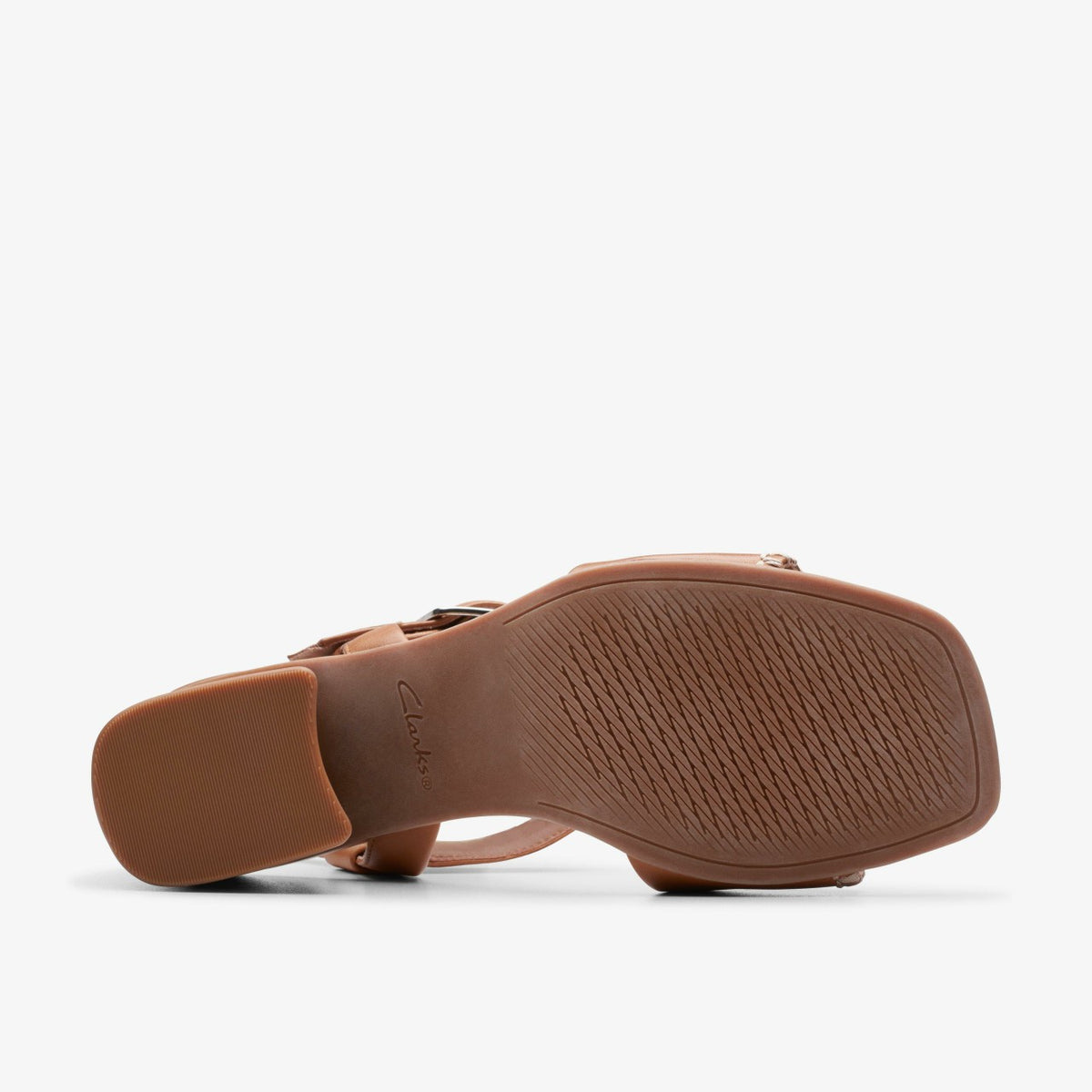 Clarks Women Siara 65 Buckle Tan Leather