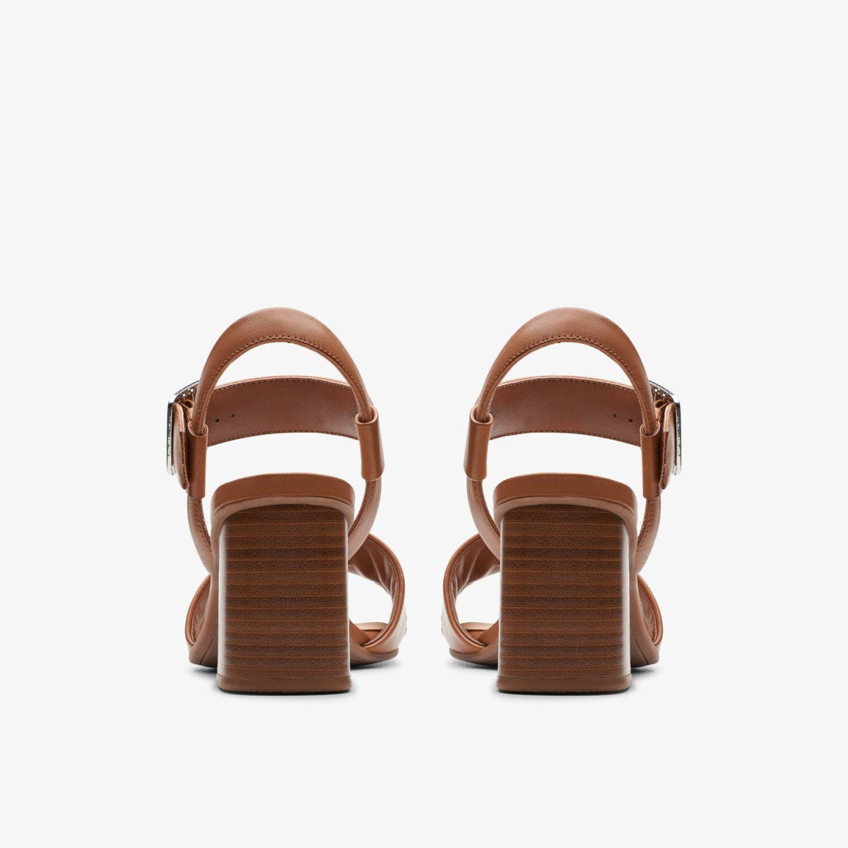 Clarks Women Siara 65 Buckle Tan Leather