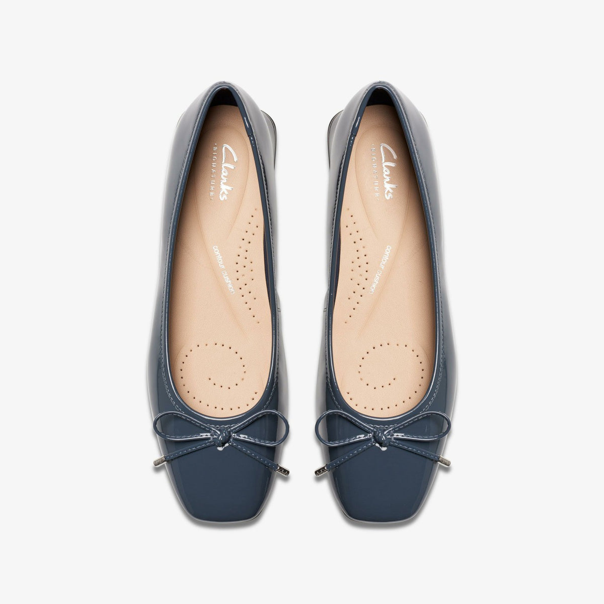 Clarks Women Ubree 15 Step Navy Patent