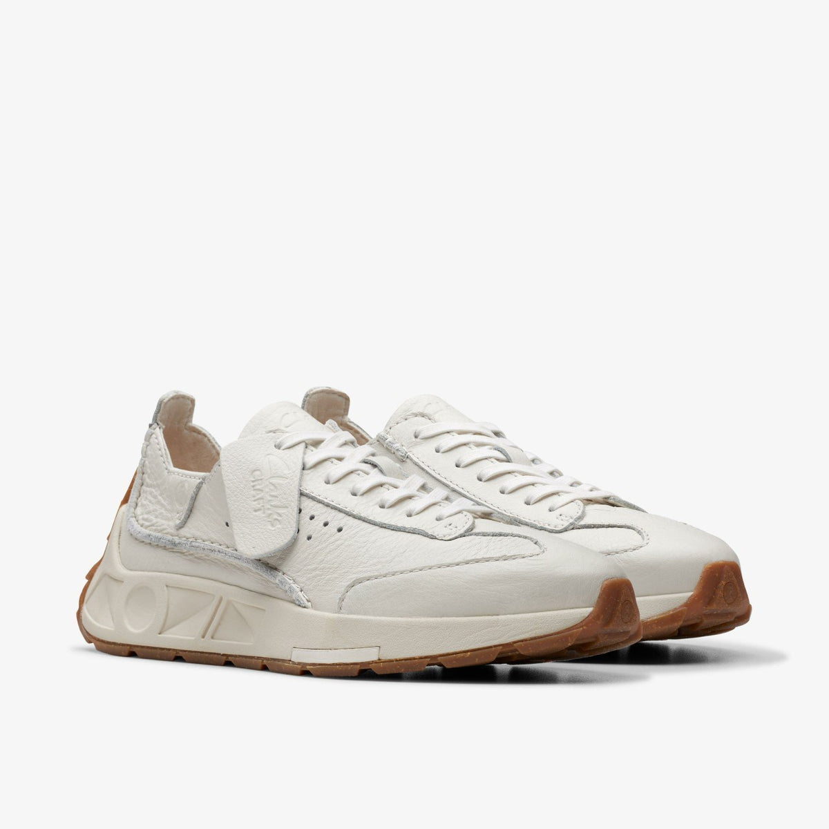 Clarks Women Craft Speed Off White Leather