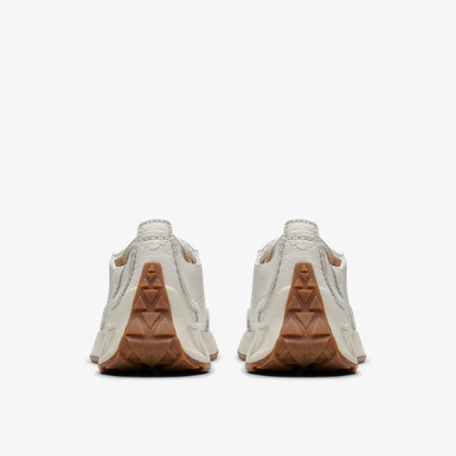 Clarks Women Craft Speed Off White Leather