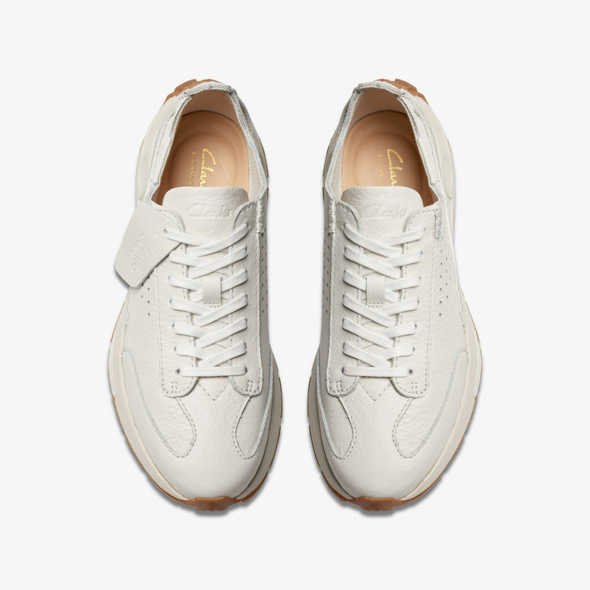 Clarks Women Craft Speed Off White Leather