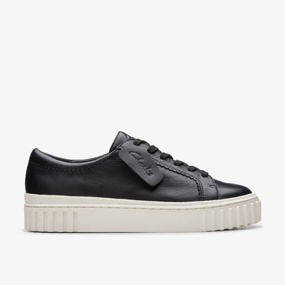 Clarks Women Mayhill Walk Black Leather