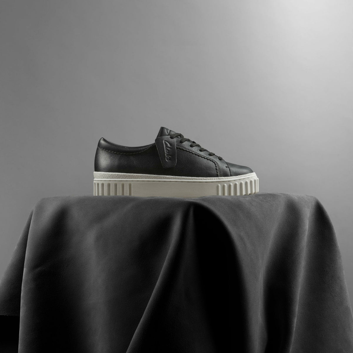 Clarks Women Mayhill Walk Black Leather