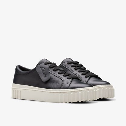 Clarks Women Mayhill Walk Black Leather