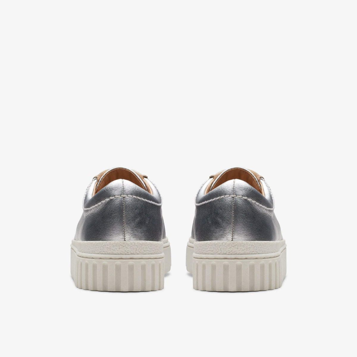 Clarks Women Mayhill Walk Silver Metallic