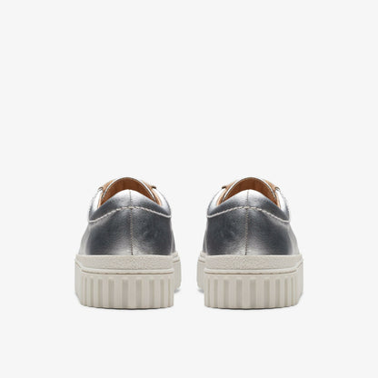 Clarks Women Mayhill Walk Silver Metallic