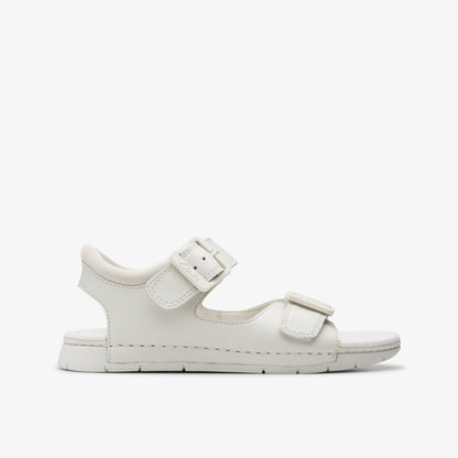 Clarks Kids Baha Beach Kid White