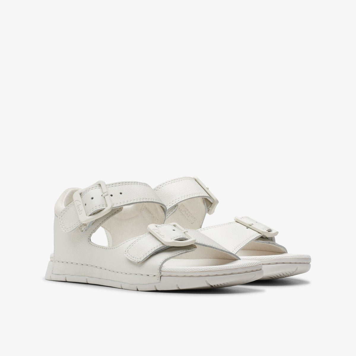 Clarks Kids Baha Beach Kid White