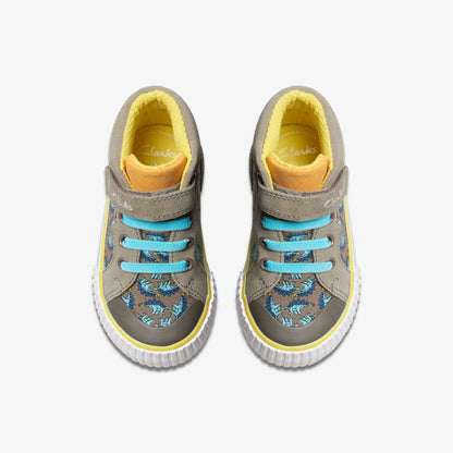 Clarks Kids Foxing Roar Hi Toddler Sage Combination