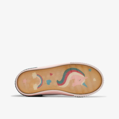 Clarks Kids Foxing Brill Kid Pastel
