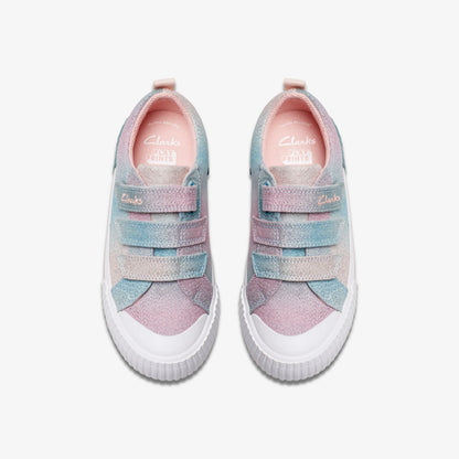 Clarks Kids Foxing Brill Kid Pastel