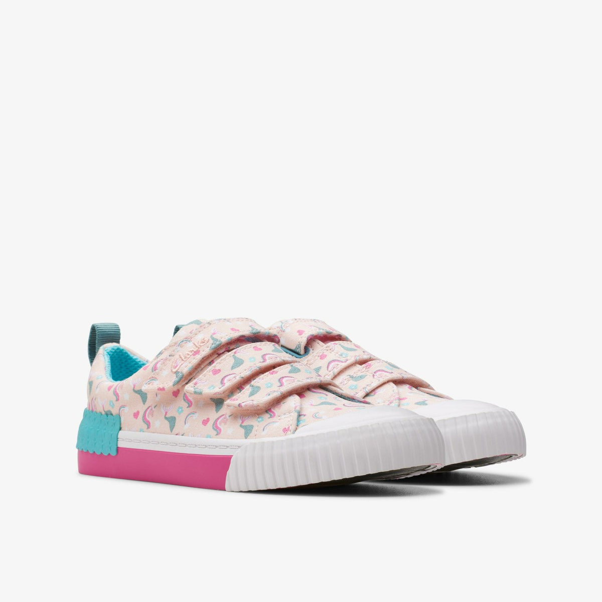 Clarks Kids Foxing Myth Kid Pink Multicolour