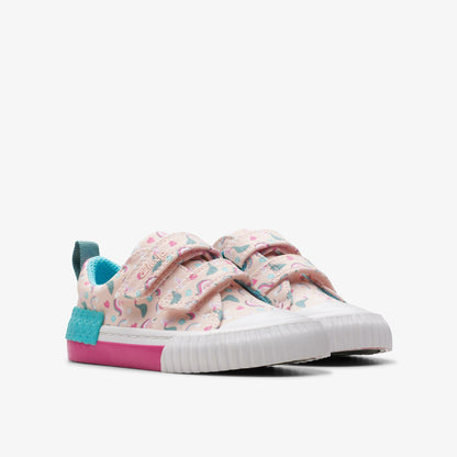 Clarks Kids|Babies Foxing Myth Toddler Pink Multicolour