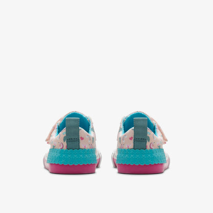 Clarks Kids|Babies Foxing Myth Toddler Pink Multicolour