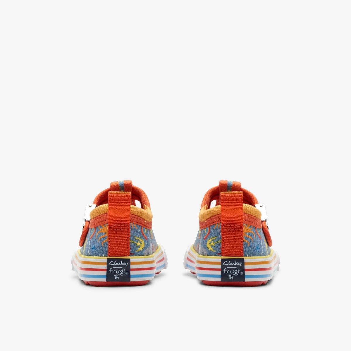 Clarks Kids Foxing Fish Toddler Grey Print