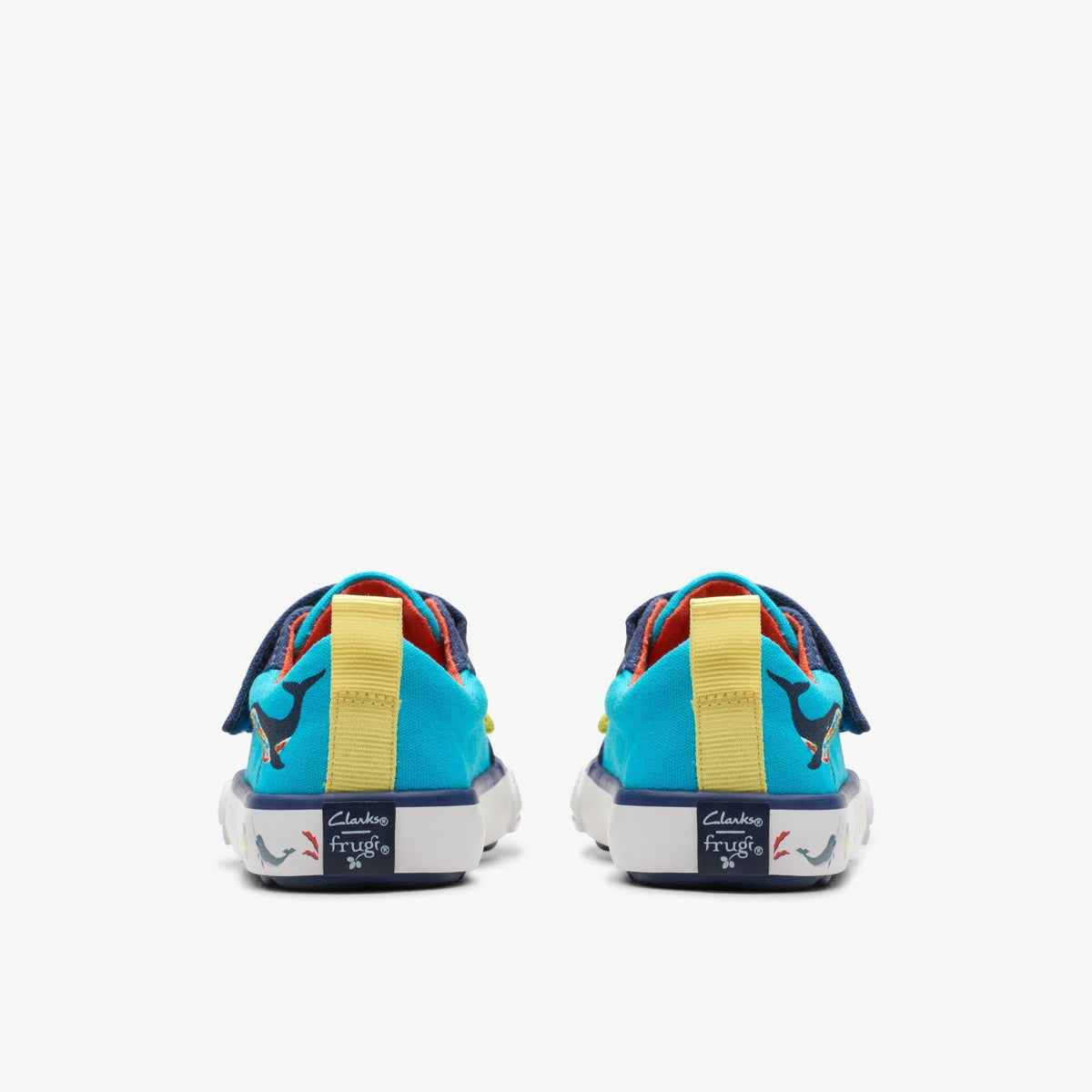 Clarks Kids Foxing Ocean Toddler Blue Multicolour