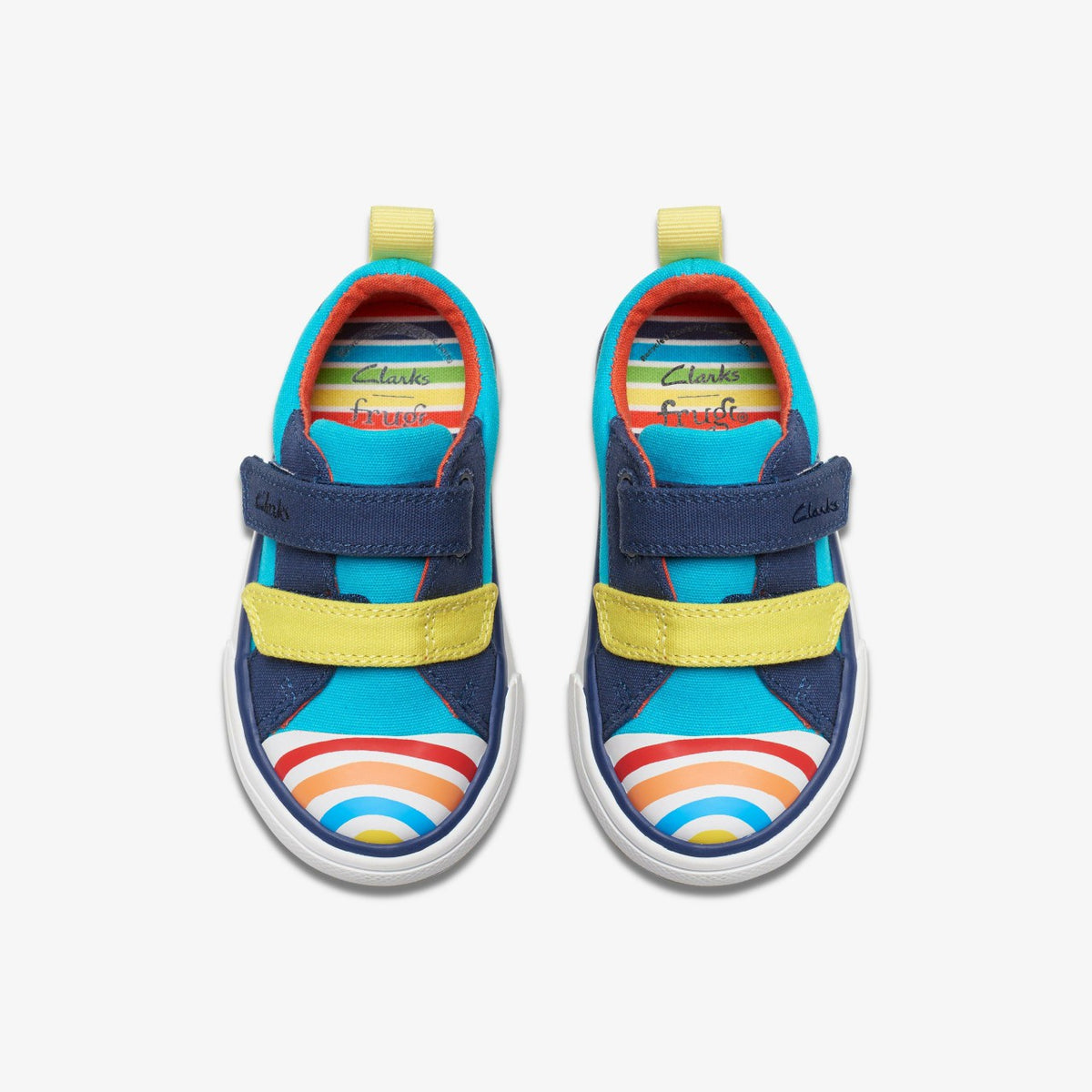 Clarks Kids Foxing Ocean Toddler Blue Multicolour
