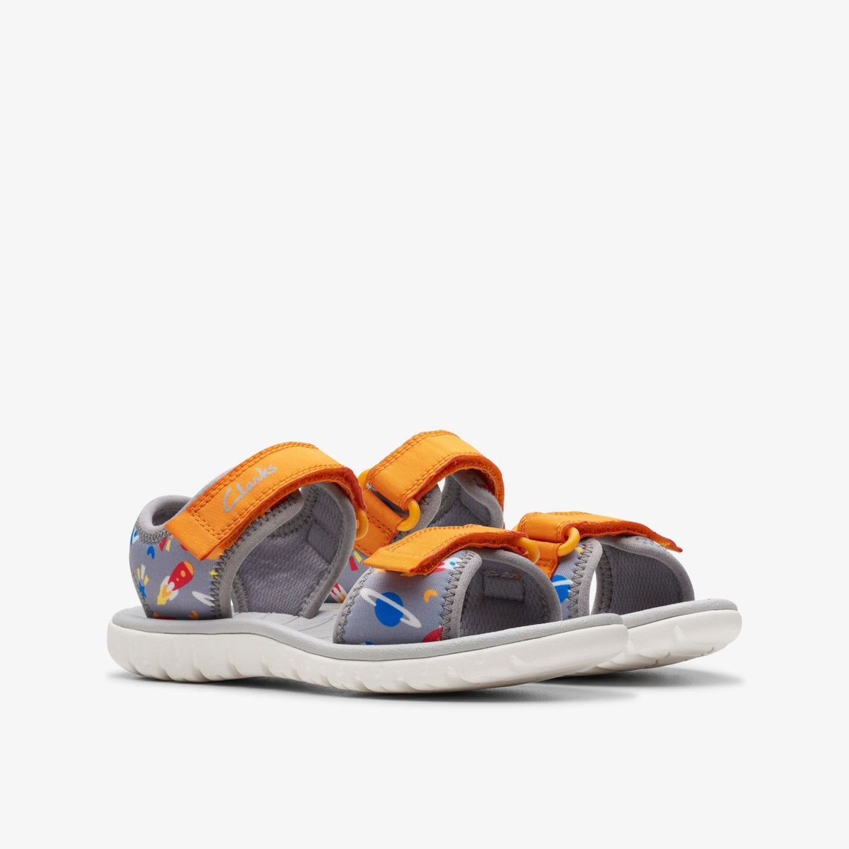Clarks Kids Surfing Tide Kid Grey/Orange