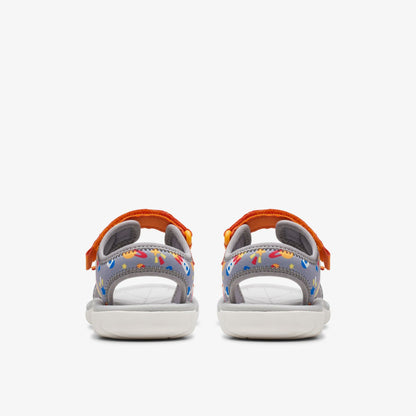 Clarks Kids Surfing Tide Kid Grey/Orange