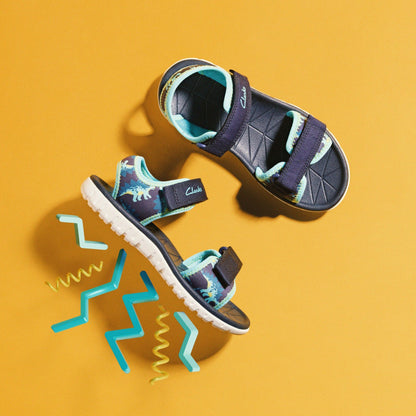 Clarks Kids Surfing Tide Kid Navy