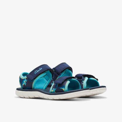 Clarks Kids Surfing Tide Kid Navy