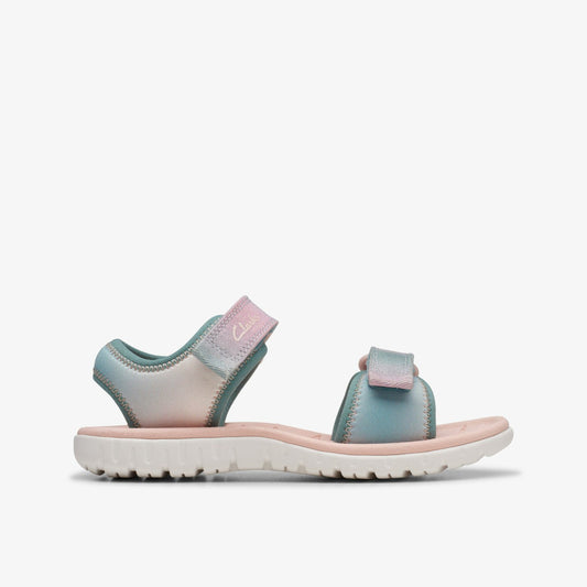 Clarks Kids Surfing Tide Kid Pastel