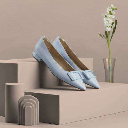 Clarks Women Sensa 15 Lux Blue Leather