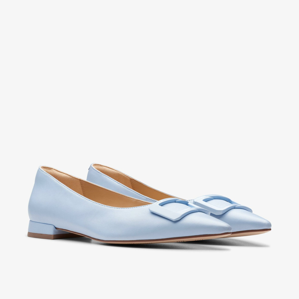 Clarks Women Sensa 15 Lux Blue Leather