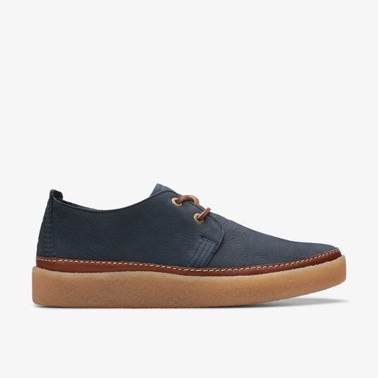 Clarks Men Clarkwood Low Navy Nubuck