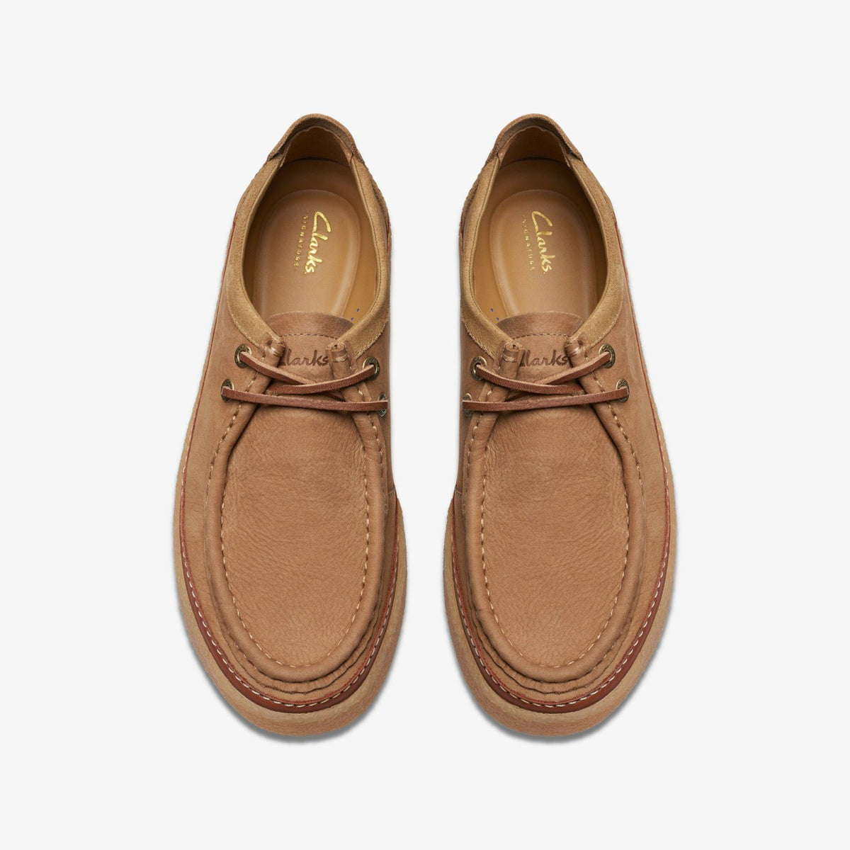 Clarks Men Clarkwood Moc Dark Sand