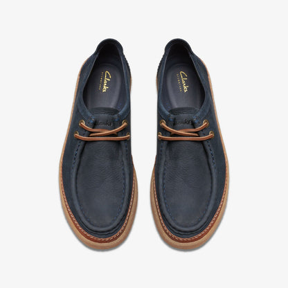 Clarks Men Clarkwood Moc Navy Nubuck