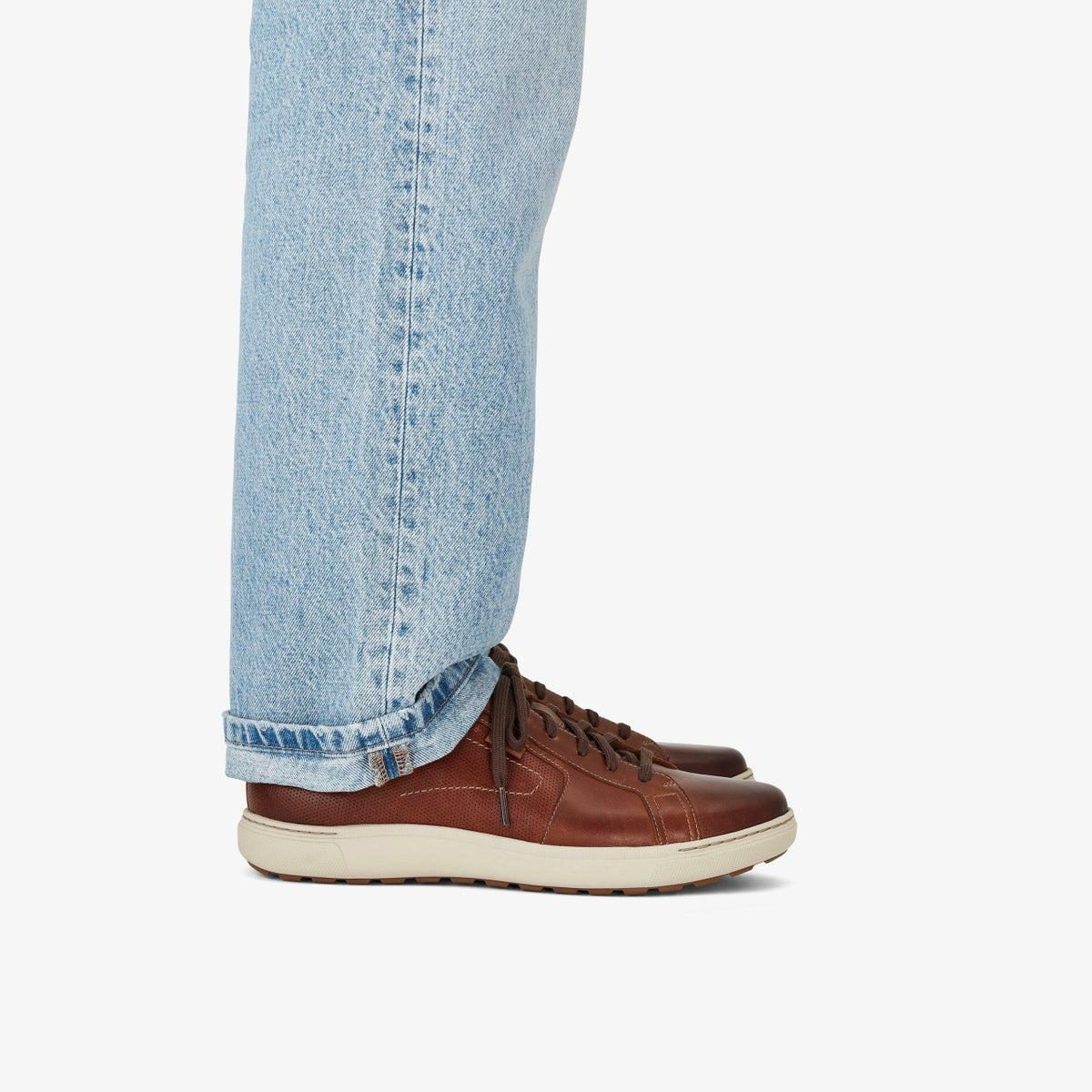 Clarks Men Mapstone Lace Tan Leather