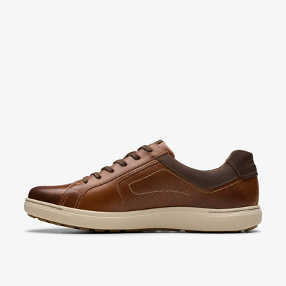 Clarks Men Mapstone Lace Tan Leather