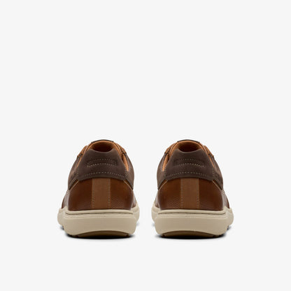 Clarks Men Mapstone Lace Tan Leather