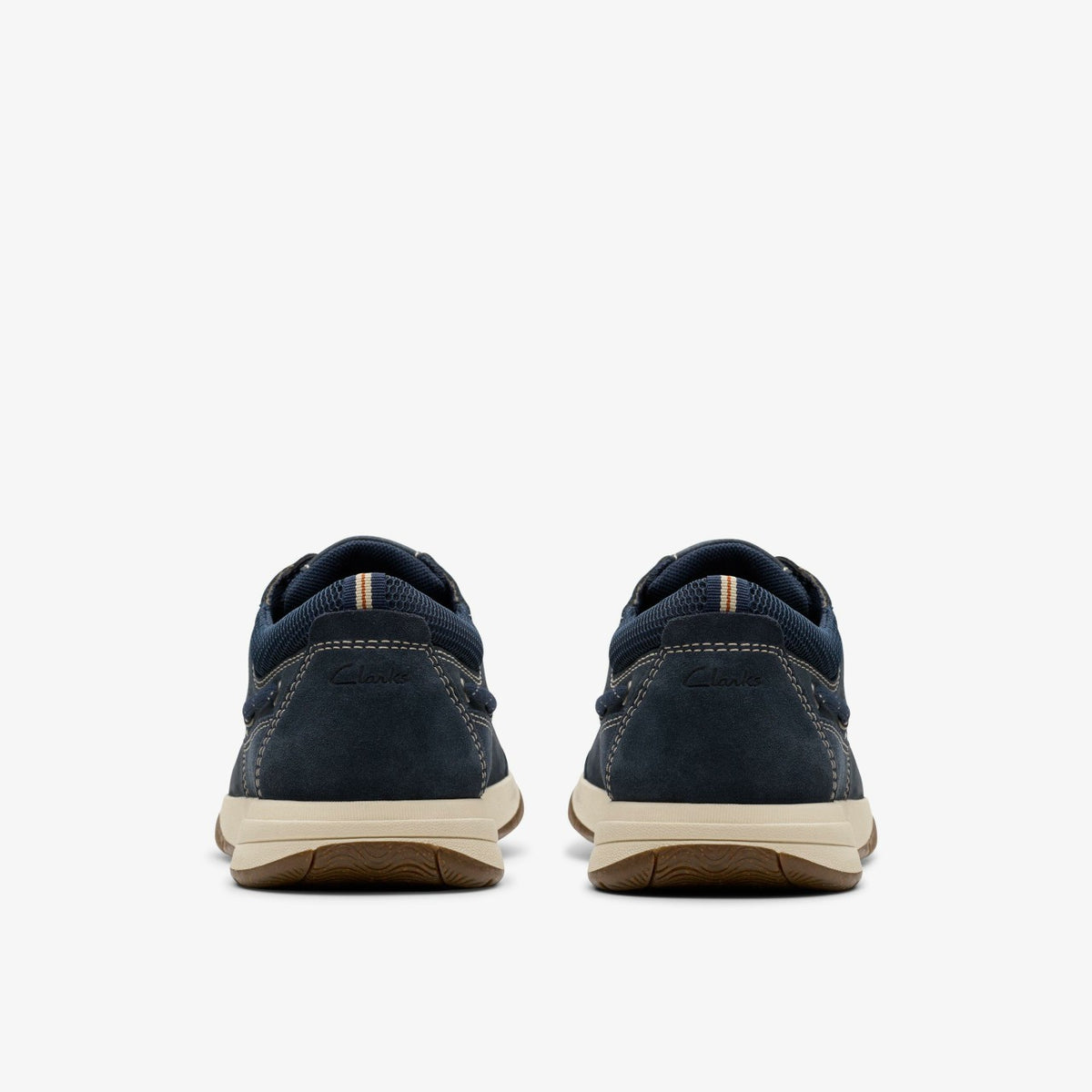 Clarks Men Sailview Lace Navy Nubuck