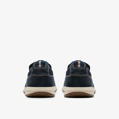 Clarks Men Sailview Step Loafer Navy Nubuck